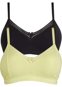 Lot De 2 Soutiens-gorge Sans Armatures Avec Coton Bio