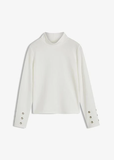T-shirt Manches Longues Avec œillets Décoratifs 3 T-shirt Manches Longues Avec œillets Décoratifs