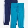 Lot De 2 Pantalons De Jogging En Coton, Coupe Corsaire