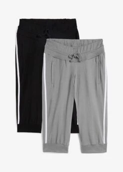Lot De 2 Pantalons De Jogging En Coton, Coupe Corsaire 17 Lot De 2 Pantalons De Jogging En Coton, Coupe Corsaire -Venus Mode Winkel 23203594 THTHRPa9