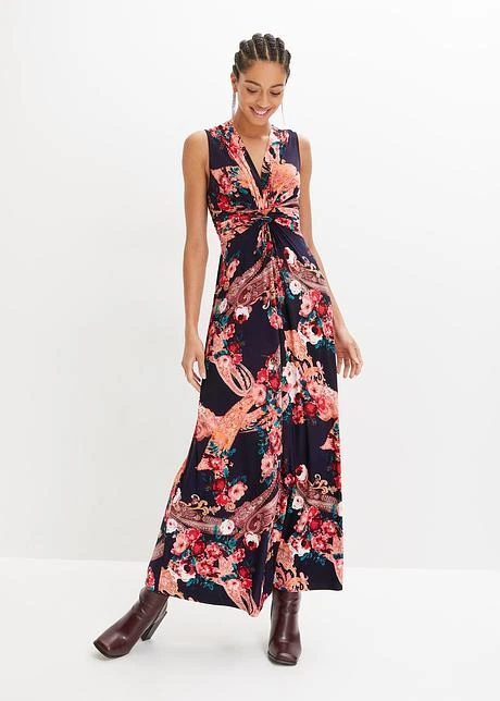 Robe Longue Avec Détail Croisé 4 Robe Longue Avec Détail Croisé - Afbeelding 2