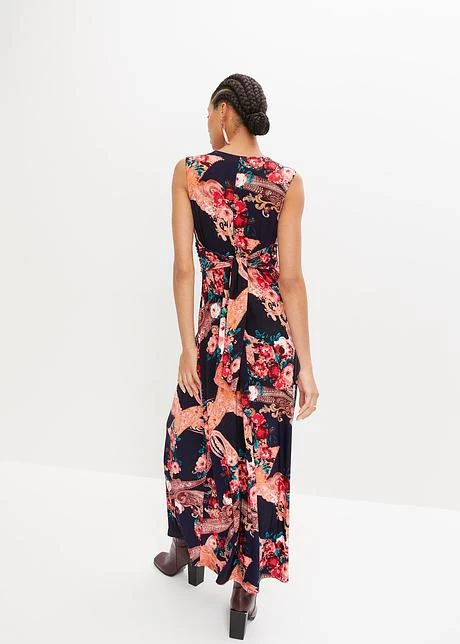 Robe Longue Avec Détail Croisé 5 Robe Longue Avec Détail Croisé - Afbeelding 3