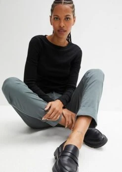 Pantalon Chino Extensible Avec Taille Confortable Et Revers 14 Pantalon Chino Extensible Avec Taille Confortable Et Revers -Venus Mode Winkel 23206394 lGc7sxVq