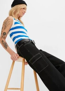 Rainbow Jean Cargo à Coutures Contrastantes 13 Rainbow Jean Cargo à Coutures Contrastantes -Venus Mode Winkel 23206717 oVplJSeW