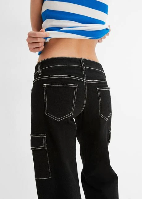 Rainbow Jean Cargo à Coutures Contrastantes 7 Rainbow Jean Cargo à Coutures Contrastantes - Afbeelding 5