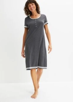 Nuisette Avec Patte De Boutonnage Et Dentelle -Venus Mode Winkel 23207687 kYq86uN2