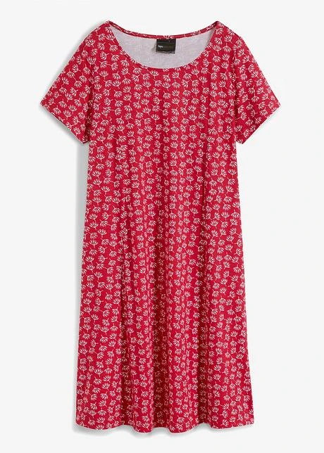 Robe T-shirt à Motif Floral 3 Robe T-shirt à Motif Floral