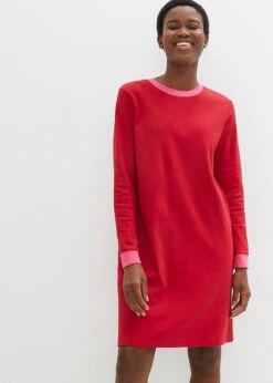 Robe T-shirt Coupe Trapèze En Coton épais, Longueur Genou -Venus Mode Winkel 23208168 kJ4PM6V6