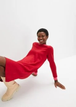 Robe T-shirt Coupe Trapèze En Coton épais, Longueur Genou -Venus Mode Winkel 23208172 Uu710UH6