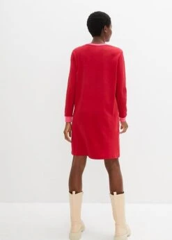 Robe T-shirt Coupe Trapèze En Coton épais, Longueur Genou -Venus Mode Winkel 23208177 esLFFMYG