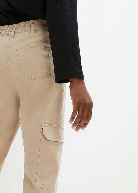 Jean Cargo, High Waist, Paperbag 8 Jean Cargo, High Waist, Paperbag - Afbeelding 6