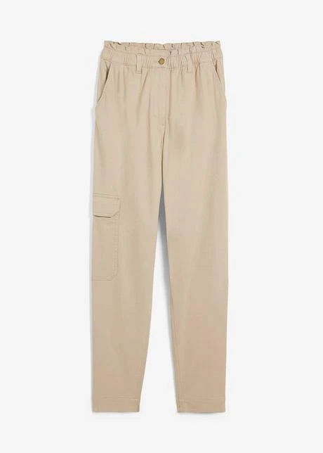 Jean Cargo, High Waist, Paperbag 3 Jean Cargo, High Waist, Paperbag