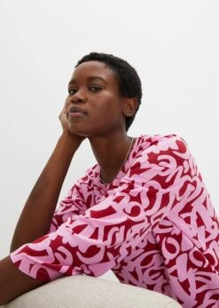 T-shirt à Col Rond, Manches 3/4 -Venus Mode Winkel 23208210 rWThESev