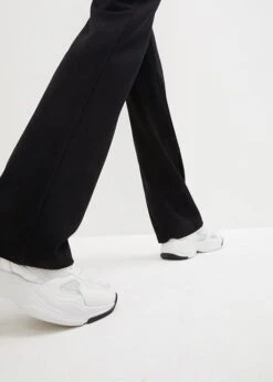 Pantalon Punto Di Roma Taille Haute Avec Tour De Taille Confortable, Flared -Venus Mode Winkel 23208250 57wz99kI