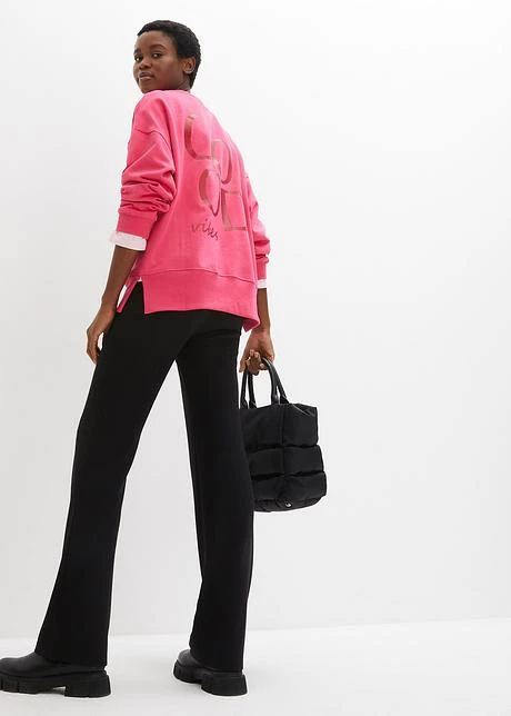 Sweat-shirt Coupe Confortable Avec Fentes Latérales 6 Sweat-shirt Coupe Confortable Avec Fentes Latérales - Afbeelding 4