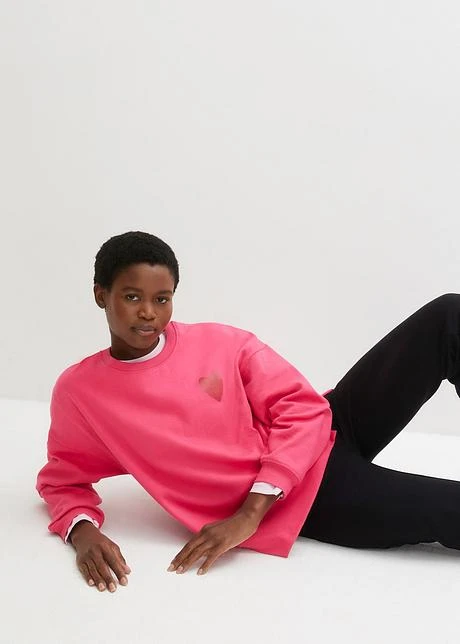 Sweat-shirt Coupe Confortable Avec Fentes Latérales 9 Sweat-shirt Coupe Confortable Avec Fentes Latérales - Afbeelding 7