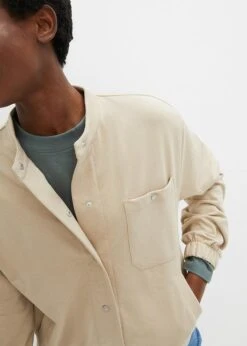 Gilet Sweat Avec Patte De Boutonnage -Venus Mode Winkel 23208346 EX8VTJj1