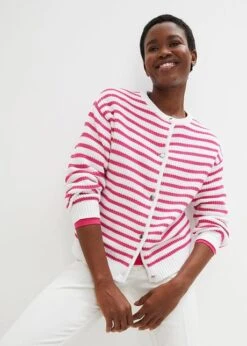 Gilet En Maille Rayé Avec Boutons -Venus Mode Winkel 23208883 Gk7MNJlz