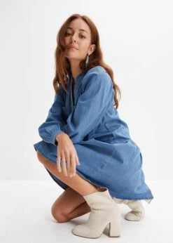 Robe En Jean à Manches Bouffantes 15 Robe En Jean à Manches Bouffantes -Venus Mode Winkel 23209202 dRB1a1Dy