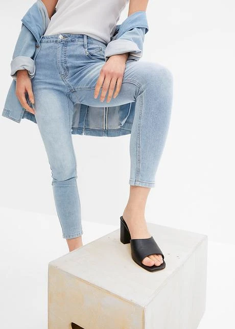 Jean Taille Moyenne Skinny, Raccourci 8 Jean Taille Moyenne Skinny, Raccourci - Afbeelding 6