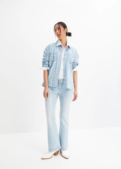 Jean Bootcut Taille Moyenne, Stretch 6 Jean Bootcut Taille Moyenne, Stretch - Afbeelding 4