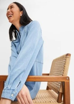 Robe En Jean Avec Patte De Boutonnage -Venus Mode Winkel 23209591 rLAcVSqL