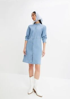 Robe En Jean Avec Patte De Boutonnage -Venus Mode Winkel 23209744 hRwNUiKu
