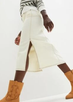 Jupe En Jean Longueur Midi -Venus Mode Winkel 23209910 G9sAvxmK