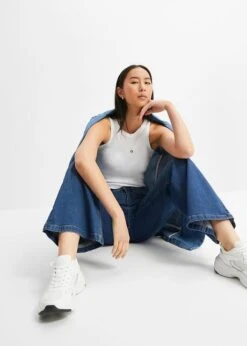 Jean Taille Haute Wide Leg, Coton -Venus Mode Winkel 23210601 5ptPFfQY