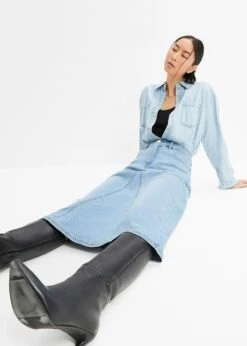 Jupe En Jean Extensible, Taille Haute 14 Jupe En Jean Extensible, Taille Haute -Venus Mode Winkel 23210721 3eB1BCR2