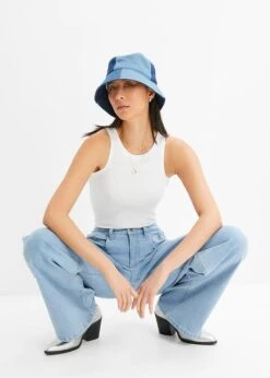 Rainbow Jean Large Avec Coutures Décoratives -Venus Mode Winkel 23210724 7lDYSb9k