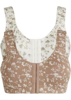 Lot De 2 Soutiens-gorge Fermeture Devant Sans Armatures