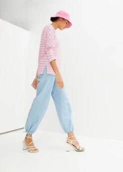 T-shirt Boxy Manches Longues En Coton épais -Venus Mode Winkel 23211057 m1vms44O