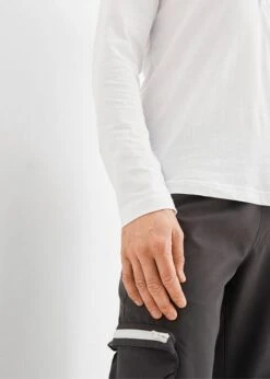 Rainbow T-shirt Col Henley Manches Longues En Coton, Slim Fit 13 Rainbow T-shirt Col Henley Manches Longues En Coton, Slim Fit -Venus Mode Winkel 23211211 G3ItWQ1S