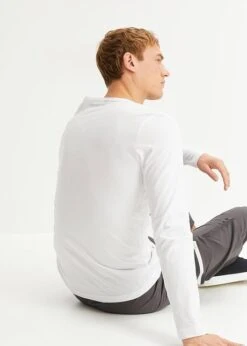 Rainbow T-shirt Col Henley Manches Longues En Coton, Slim Fit 11 Rainbow T-shirt Col Henley Manches Longues En Coton, Slim Fit -Venus Mode Winkel 23211212 A8GvmIuf