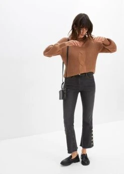 Jean 7/8 Bootcut Avec Boutons Décoratifs -Venus Mode Winkel 23213061 4YxbpWj6