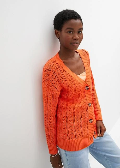 Gilet En Maille Ajourée Décontracté 4 Gilet En Maille Ajourée Décontracté - Afbeelding 2