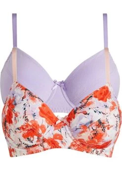 Lot De 2 Soutiens-gorge à Armatures En Coton Majoritaire