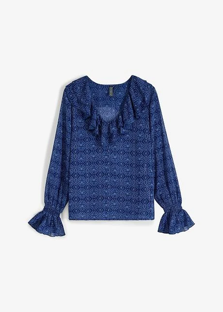 Rainbow Blouse Avec Ruchés En Polyester Recyclé 3 Rainbow Blouse Avec Ruchés En Polyester Recyclé