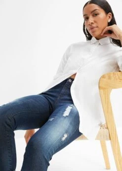 Rainbow Jean Skinny Raccourci Avec Effets Destroy -Venus Mode Winkel 23214472 6uGglYHw