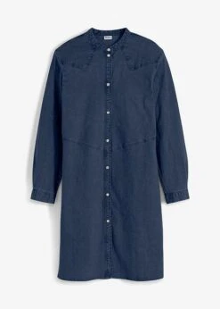 Robe En Jean Avec Patte De Boutonnage -Venus Mode Winkel 23215029 KhwYDVUM