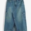 Rainbow Jupe En Jean Avec Poches Cargo