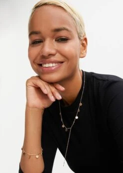 Collier Et Bracelet Dorés (ens. 2 Bijoux) -Venus Mode Winkel 23215222 9h0ZEmW3