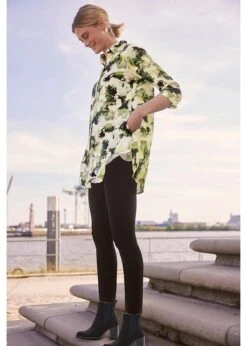 Robe-chemise Courte Avec Poches Latérales En Viscose -Venus Mode Winkel 23215374 AEhBP4Xx