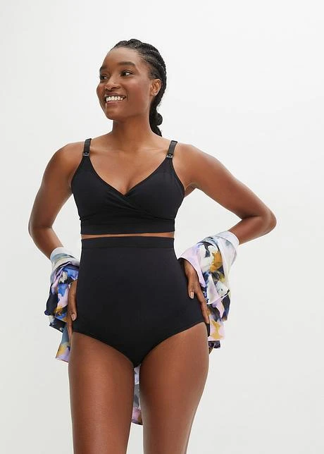 Lot De 2 Slips Taille Haute Sans Coutures 4 Lot De 2 Slips Taille Haute Sans Coutures - Afbeelding 2