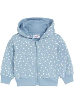 Sweat Zippé à Capuche Bébé En Coton