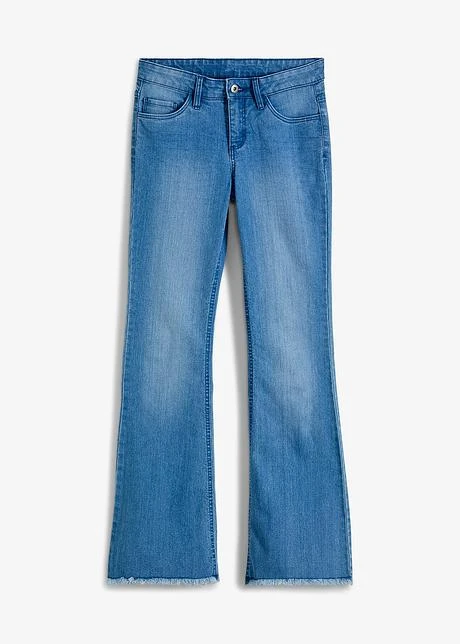 Rainbow Jean Flare Avec Base Effilochée 10 Rainbow Jean Flare Avec Base Effilochée - Afbeelding 8