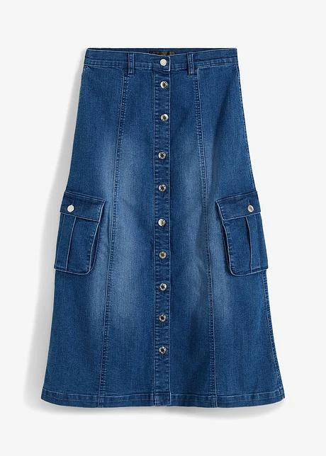 Jupe Extensible Confortable Avec Poches Cargo 11 Jupe Extensible Confortable Avec Poches Cargo - Afbeelding 9