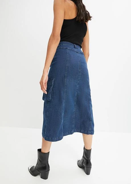 Jupe Extensible Confortable Avec Poches Cargo 5 Jupe Extensible Confortable Avec Poches Cargo - Afbeelding 3