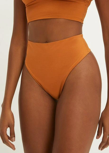 Lot De 2 Slips Taille Haute En Matière Brillante 4 Lot De 2 Slips Taille Haute En Matière Brillante - Afbeelding 2